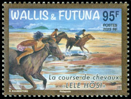 Скачки "Lele Hosi". Почтовые марки Уоллис и Футуна 2023-07-13 12:00:00